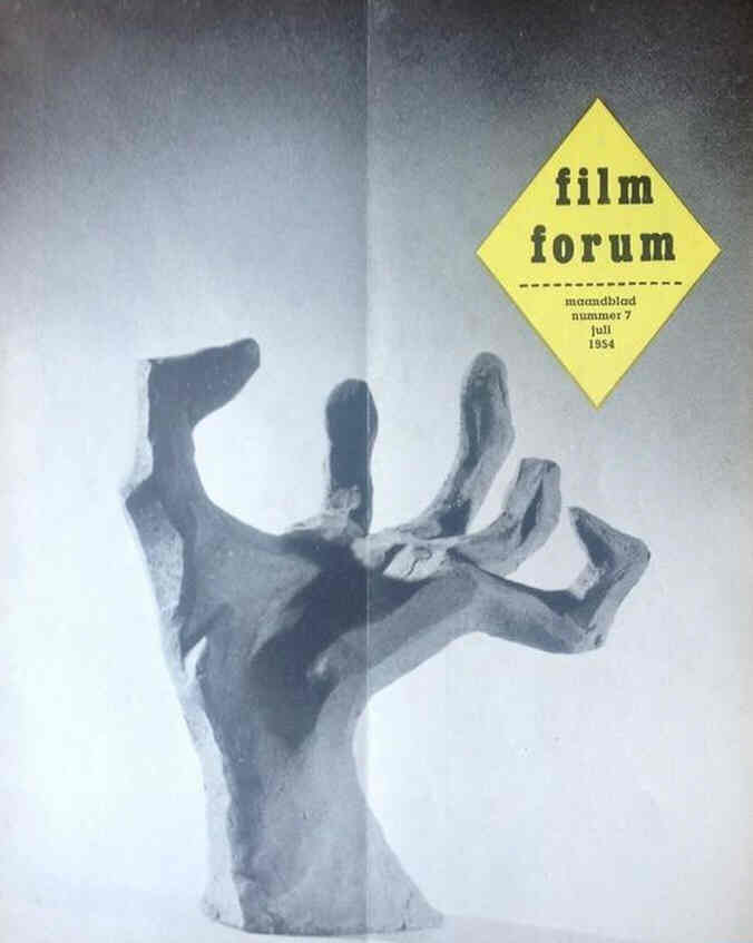 FILM FORUM (Neth) magazine side cover Issue 7  July 1954