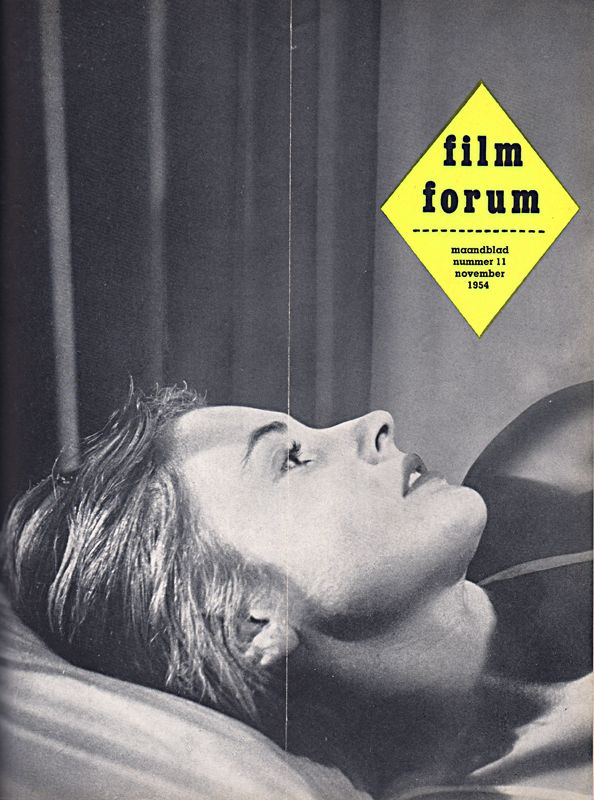 FILM FORUM (Neth) magazine side cover Issue 11  November 1954