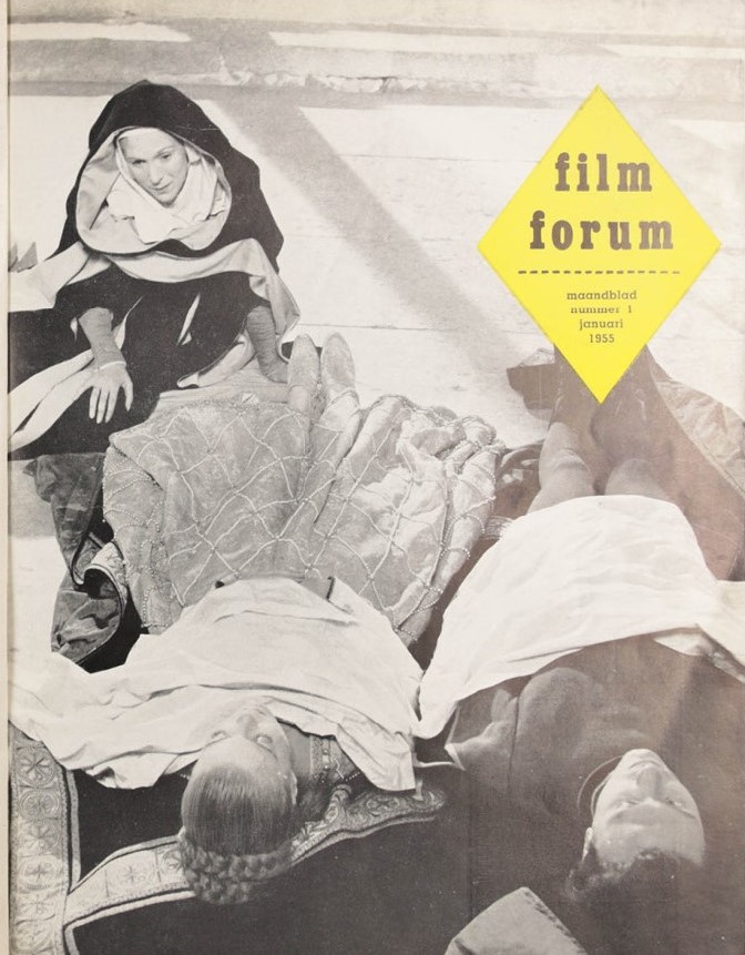 FILM FORUM (Neth) magazine side cover Issue 1  January 1955