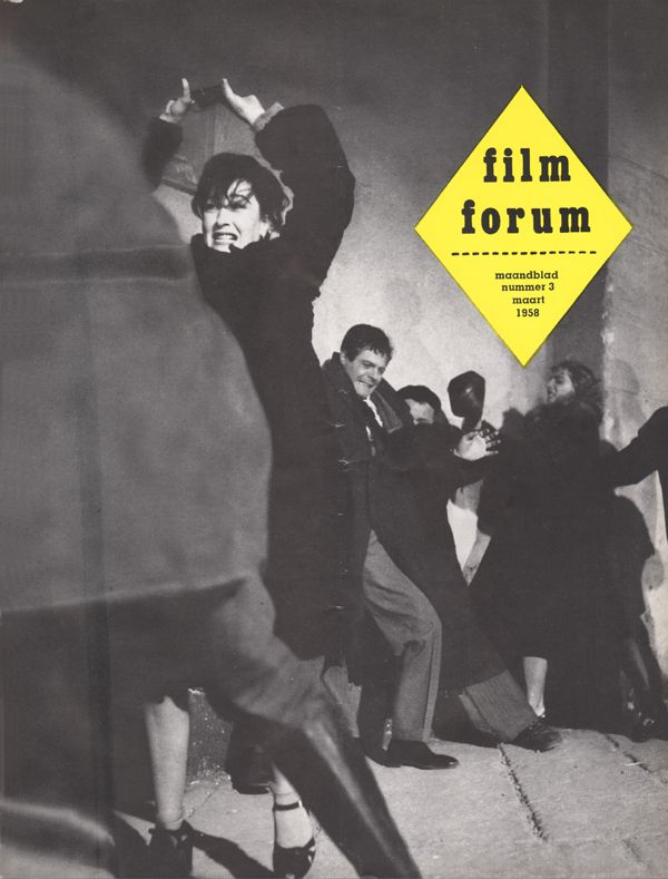 FILM FORUM (Neth) magazine side cover Issue 3  March 1958