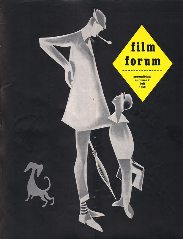 FILM FORUM (Neth) magazine side cover Issue 7  July 1958
