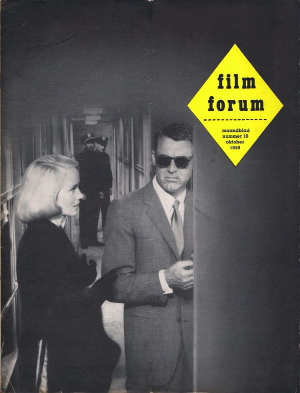 FILM FORUM (Neth) magazine side cover Issue 10  October 1959
