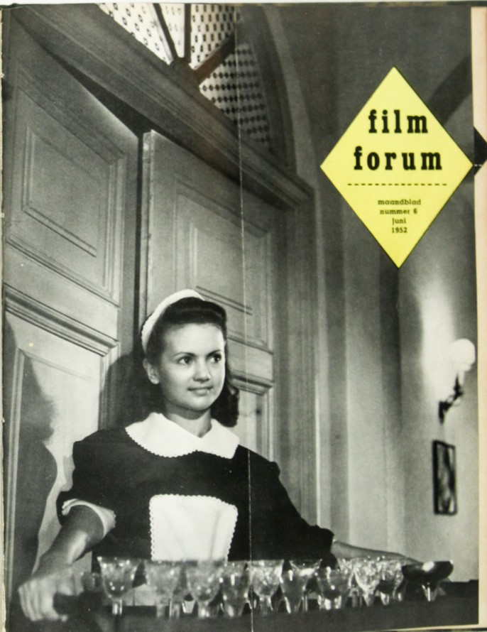 FILM FORUM (Neth) magazine side cover Issue 6  June 1952