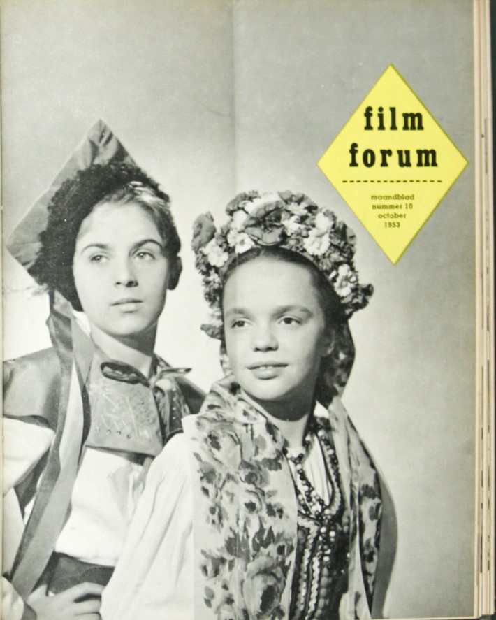 FILM FORUM (Neth) magazine side cover Issue 10  October 1953