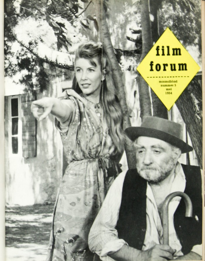 FILM FORUM (Neth) magazine side cover Issue 5  May 1954