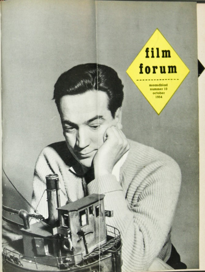 FILM FORUM (Neth) magazine side cover Issue 10  October 1954