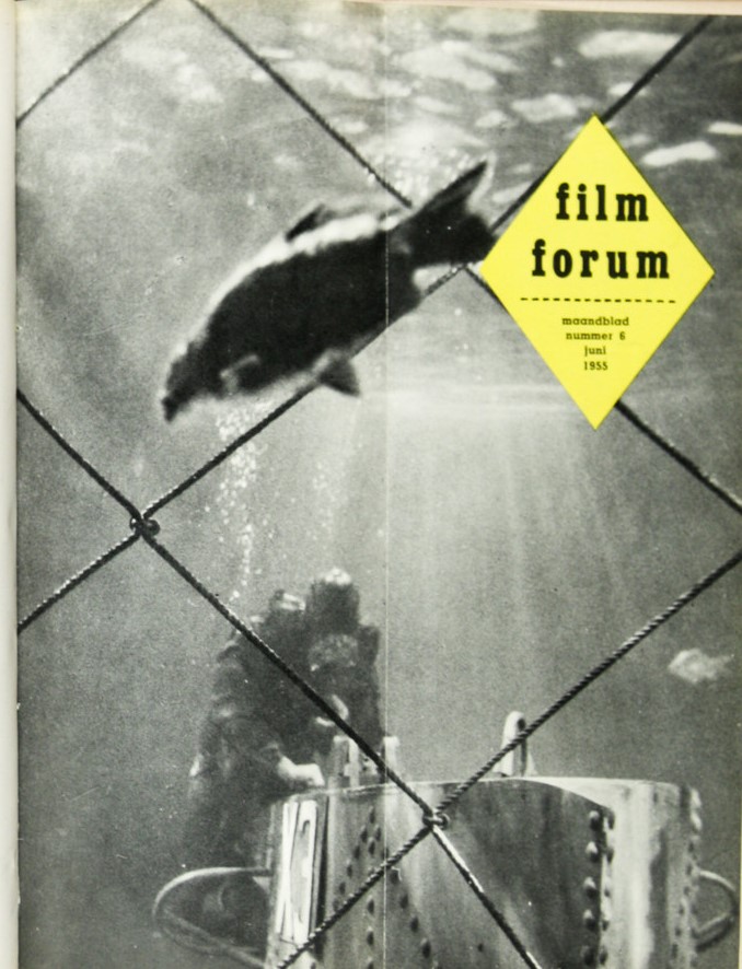 FILM FORUM (Neth) magazine side cover Issue 6  June 1955