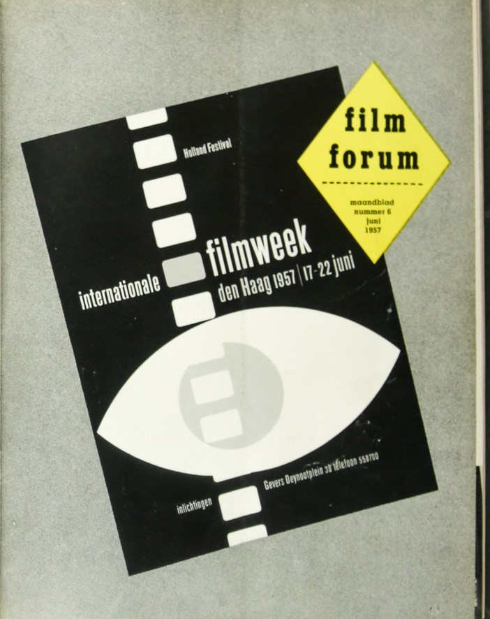 FILM FORUM (Neth) magazine side cover Issue 6  June 1957