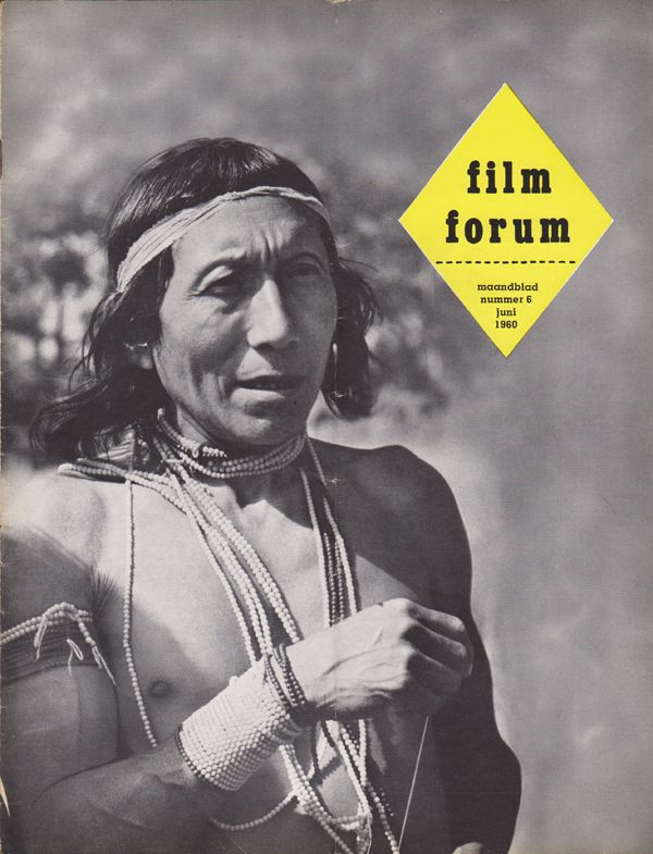 FILM FORUM (Neth) magazine side cover Issue 6  June 1960