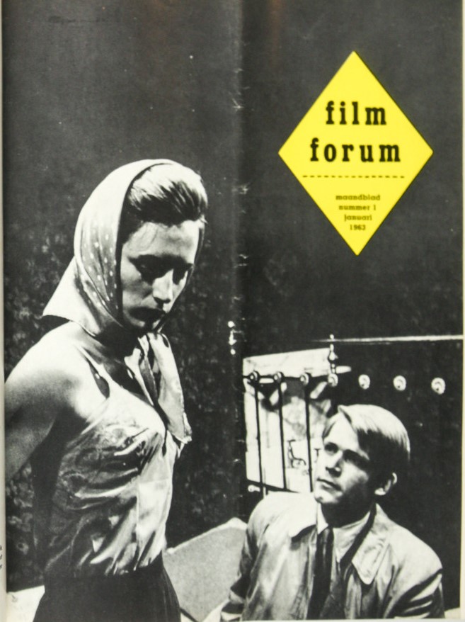 FILM FORUM (Neth) magazine side cover Issue 1  January 1963