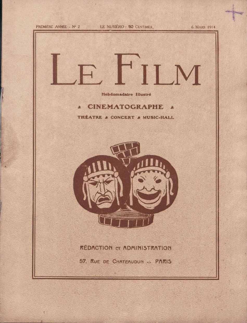 FILM (FR 1914) magazine side cover Issue 2 6 March 1914