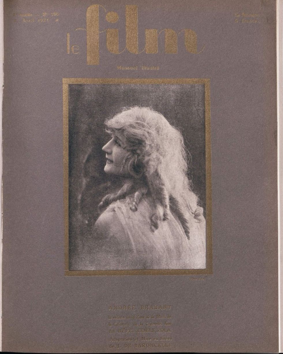 FILM (FR 1914) magazine side cover Issue 180  April 1921