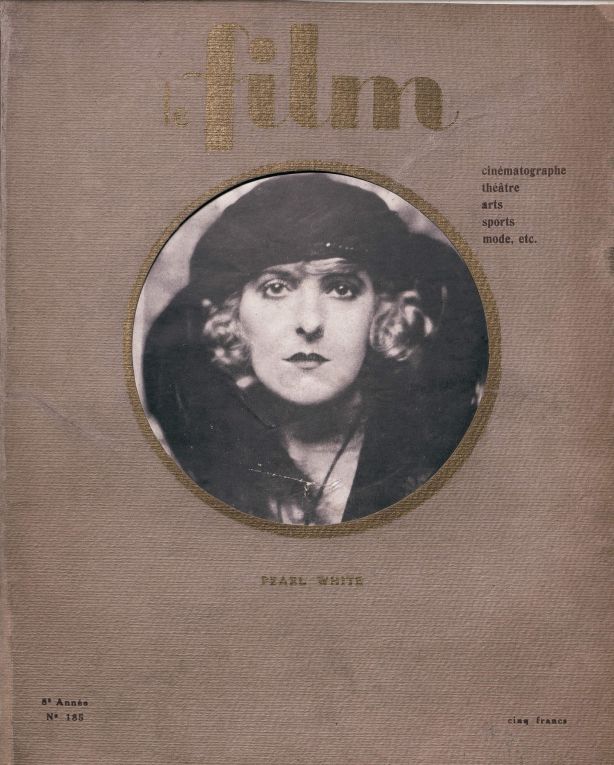 FILM (FR 1914) magazine side cover Issue 185   1922