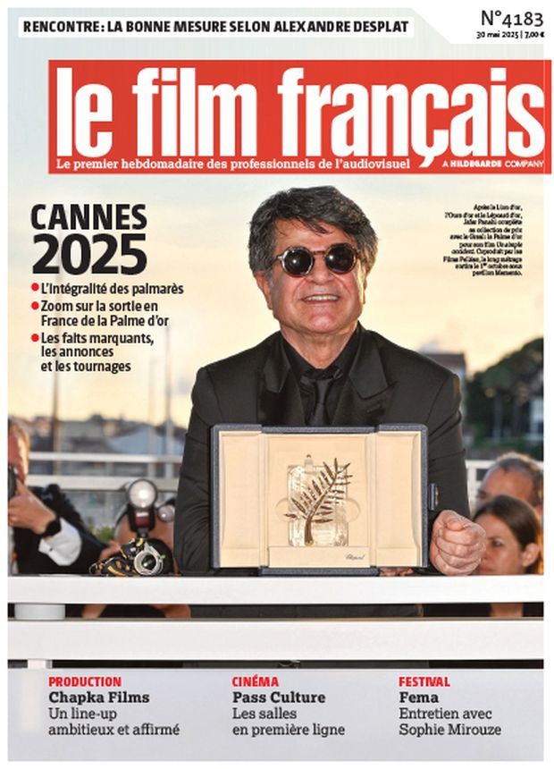 FILM FRANCAIS | LE magazine side cover Issue 4183 30 May 2025