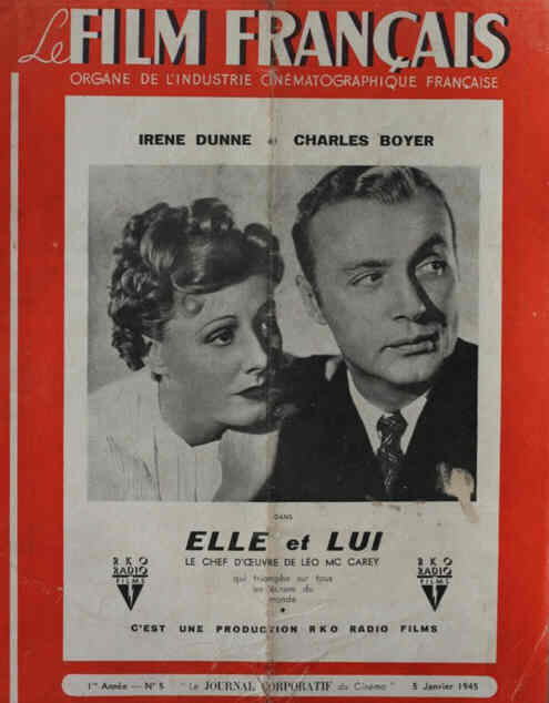 FILM FRANCAIS | LE magazine side cover Issue 5 5 January 1945