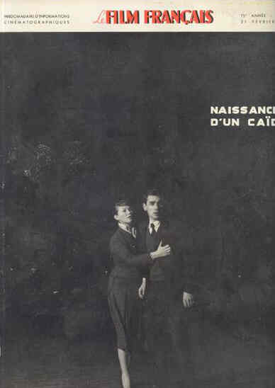 FILM FRANCAIS | LE magazine side cover Issue 717 21 February 1958