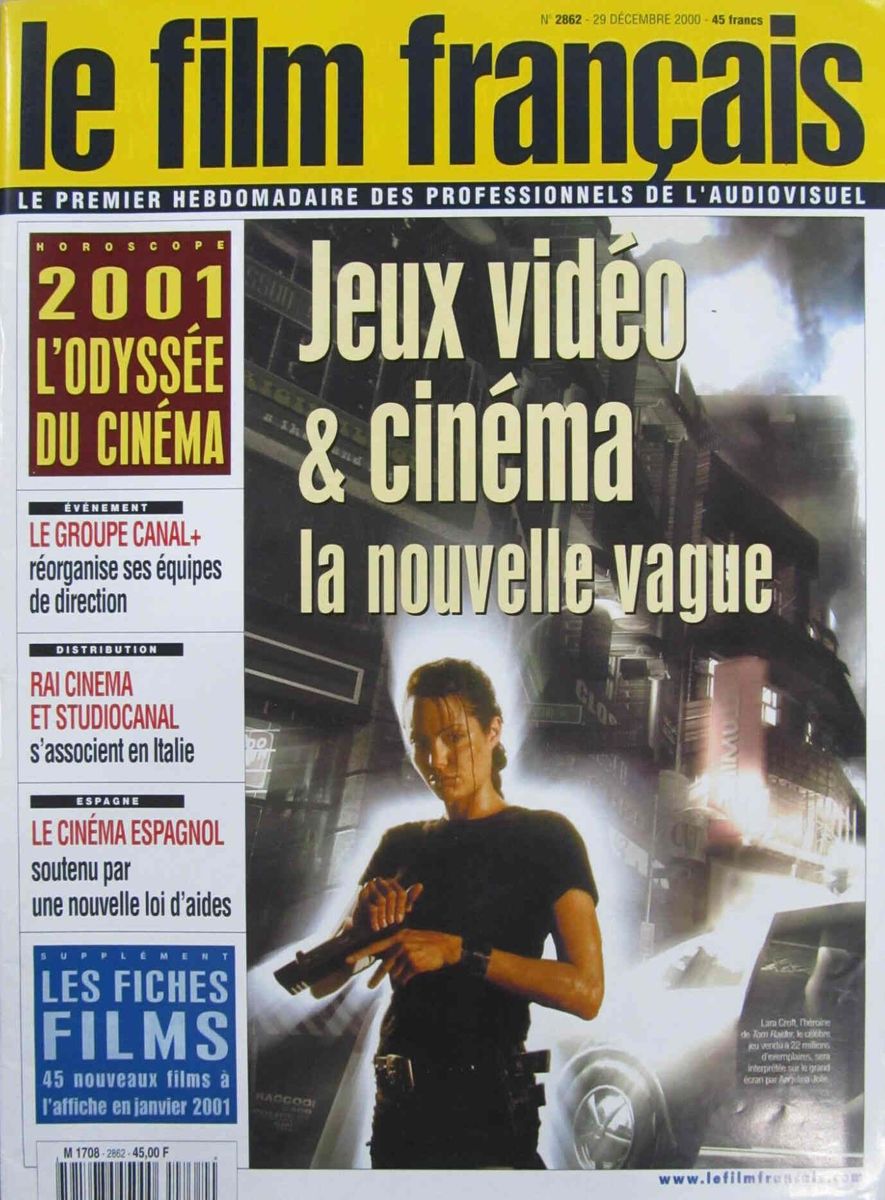 FILM FRANCAIS | LE magazine side cover Issue 2862 29 December 2000