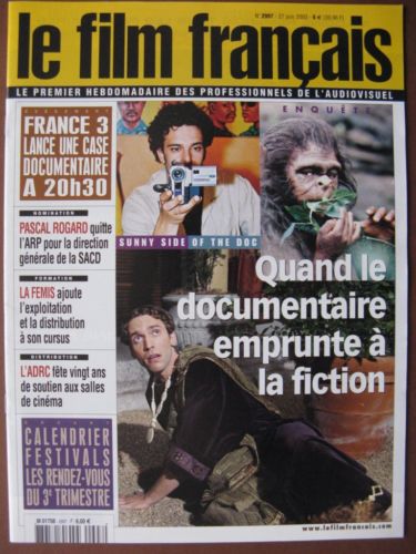 FILM FRANCAIS | LE magazine side cover Issue 2997 27 June 2003