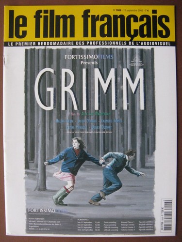 FILM FRANCAIS | LE magazine side cover Issue 3008 12 September 2003