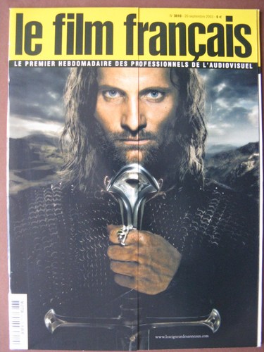 FILM FRANCAIS | LE magazine side cover Issue 3010 26 September 2003