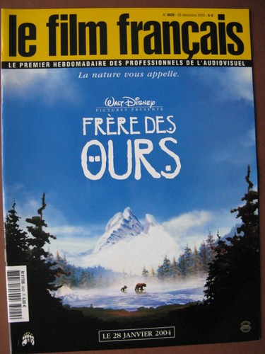 FILM FRANCAIS | LE magazine side cover Issue 3020 5 December 2003
