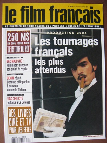 FILM FRANCAIS | LE magazine side cover Issue 3023 26 December 2003