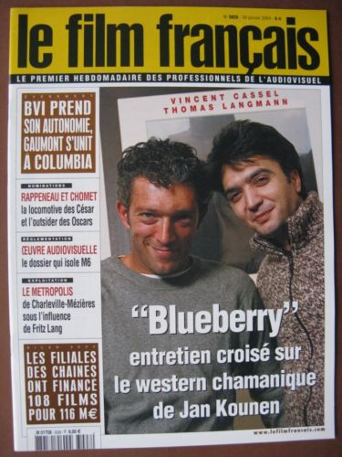 FILM FRANCAIS | LE magazine side cover Issue 3028 30 January 2004