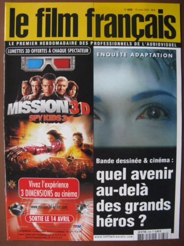 FILM FRANCAIS | LE magazine side cover Issue 3036 19 March 2004