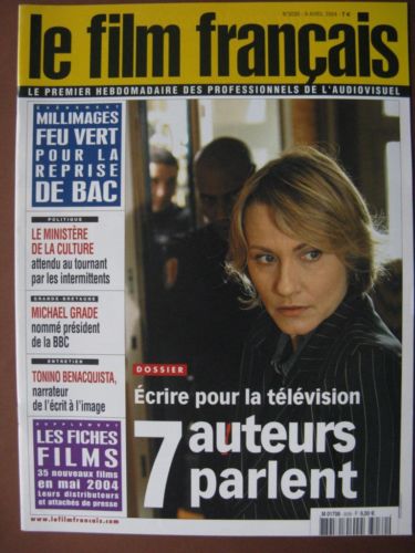 FILM FRANCAIS | LE magazine side cover Issue 3039 9 April 2004
