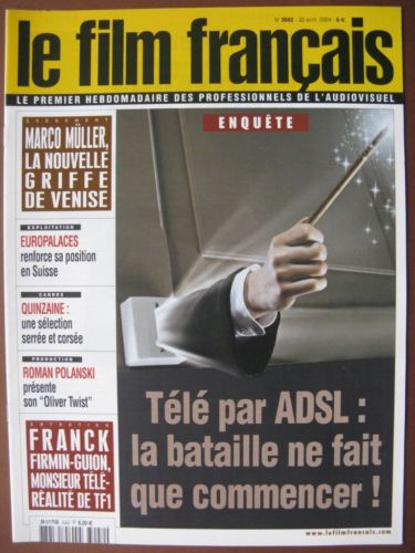 FILM FRANCAIS | LE magazine side cover Issue 3042 30 April 2004