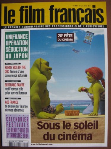 FILM FRANCAIS | LE magazine side cover Issue 3051 25 June 2004