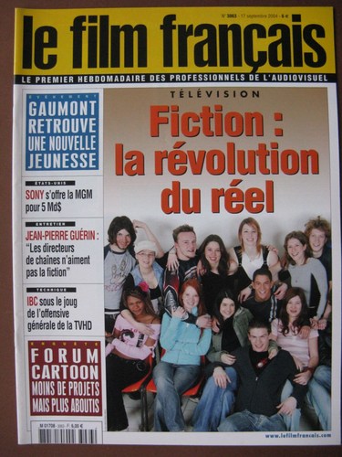 FILM FRANCAIS | LE magazine side cover Issue 3063 17 September 2004