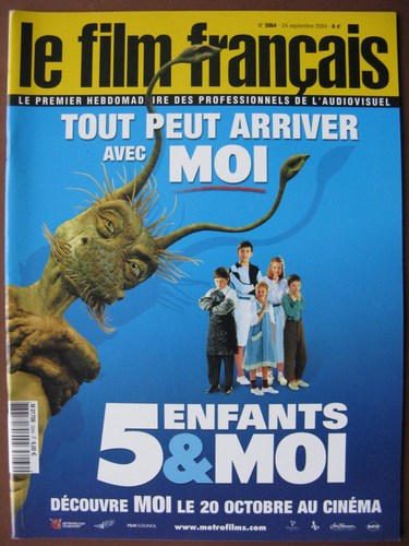 FILM FRANCAIS | LE magazine side cover Issue 3064 24 September 2004