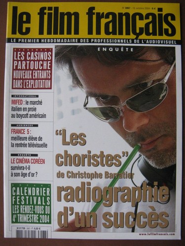 FILM FRANCAIS | LE magazine side cover Issue 3067 15 October 2004