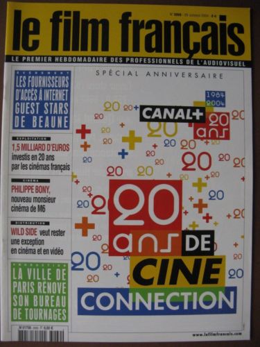 FILM FRANCAIS | LE magazine side cover Issue 3069 29 October 2004