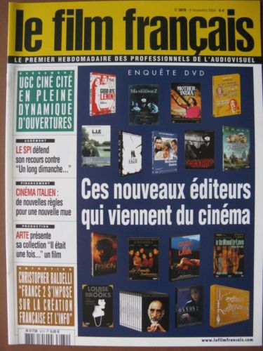 FILM FRANCAIS | LE magazine side cover Issue 3070 5 November 2004