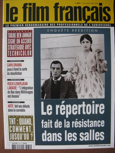 FILM FRANCAIS | LE magazine side cover Issue 3072 19 November 2004