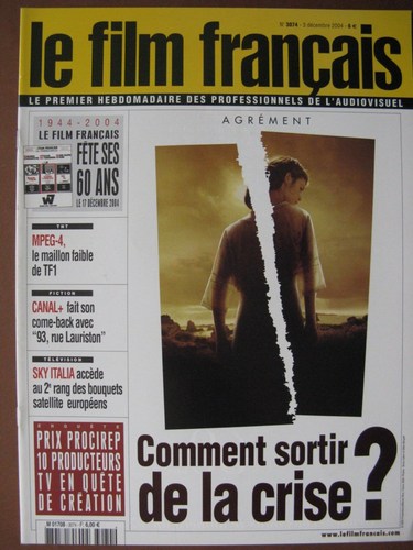 FILM FRANCAIS | LE magazine side cover Issue 3074 3 December 2004