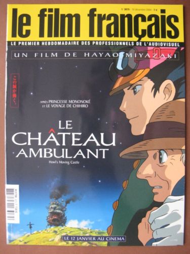 FILM FRANCAIS | LE magazine side cover Issue 3075 10 December 2004