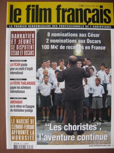 FILM FRANCAIS | LE magazine side cover Issue 3082 28 January 2005