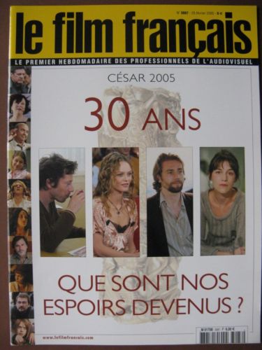 FILM FRANCAIS | LE magazine side cover Issue 3087 25 February 2005