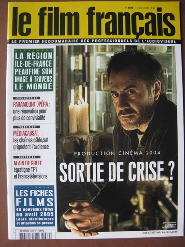 FILM FRANCAIS | LE magazine side cover Issue 3089 11 March 2005