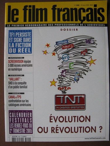 FILM FRANCAIS | LE magazine side cover Issue 3090 18 March 2005