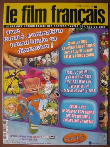 FILM FRANCAIS | LE magazine side cover Issue 3102 3 June 2005
