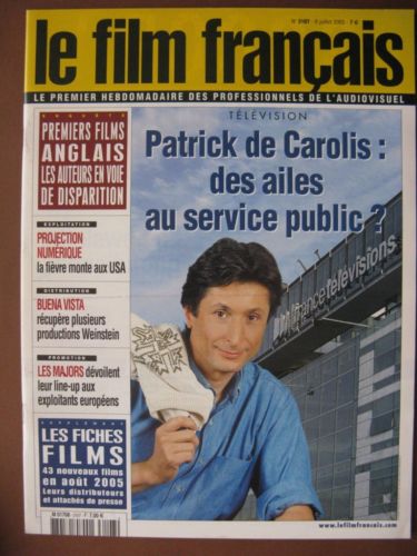 FILM FRANCAIS | LE magazine side cover Issue 3107 8 July 2005