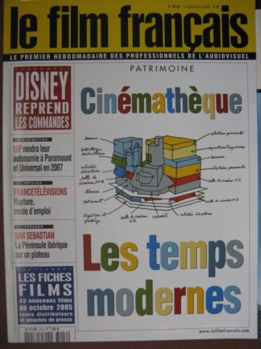 FILM FRANCAIS | LE magazine side cover Issue 3116 9 September 2005