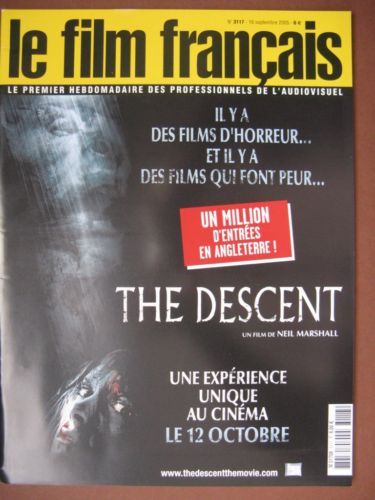 FILM FRANCAIS | LE magazine side cover Issue 3117 16 September 2005