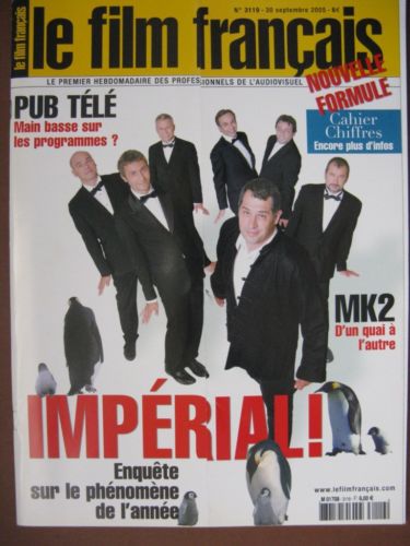 FILM FRANCAIS | LE magazine side cover Issue 3119 30 September 2005