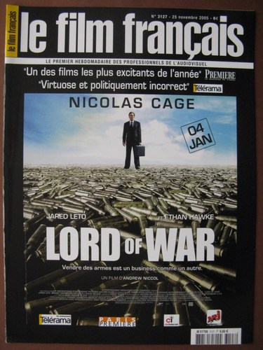 FILM FRANCAIS | LE magazine side cover Issue 3127 25 November 2005