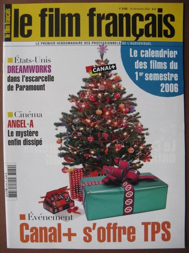 FILM FRANCAIS | LE magazine side cover Issue 3130 16 December 2005